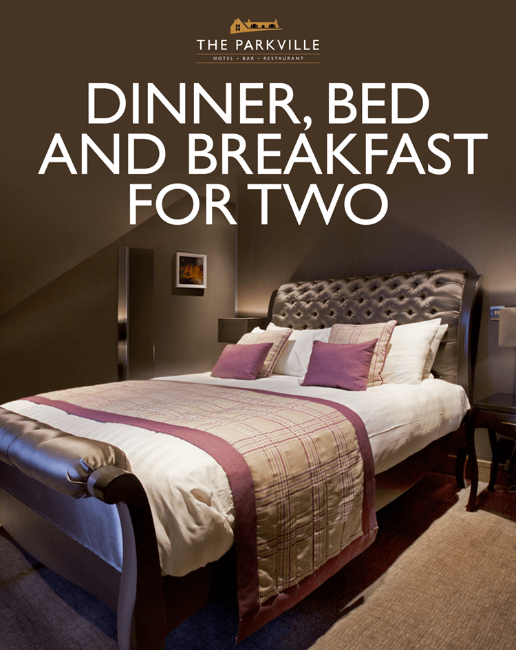Dinner, Bed & Breakfast at The Parkville | Overnight Deal | Lisini Gifts